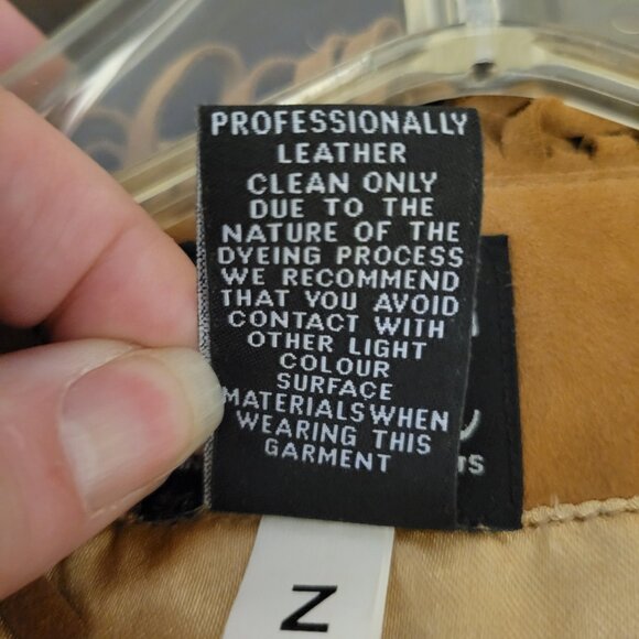 Women’s Tan Suede Boho Western Fringe International Concepts Jacket Size S NWT - Picture 8 of 11